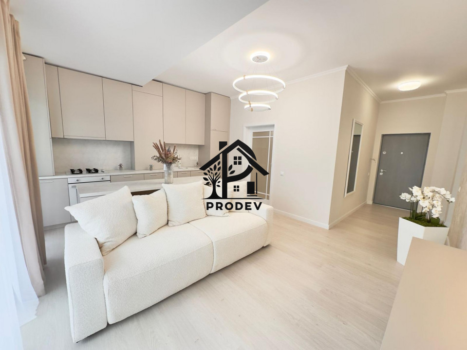 Apartament 3 cam, ultrafinisat, 56 mp, terasa 12 mp, garaj, zona Eroilor