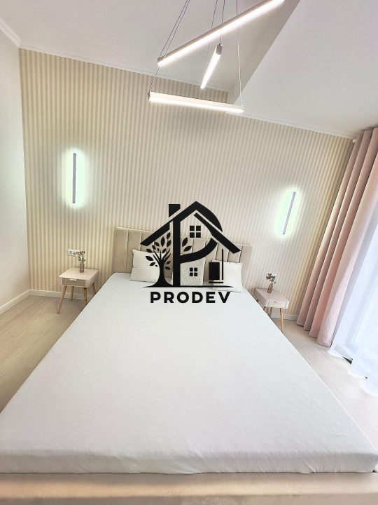 Apartament 3 cam, ultrafinisat, 56 mp, terasa 12 mp, garaj, zona Eroilor