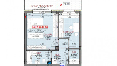 Apartament finisat, 2 camere, parcare, zona Urusagului!