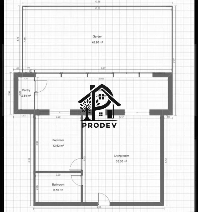 Apartment 78 mp utili cu gradina de 50 mp in zona Teilor