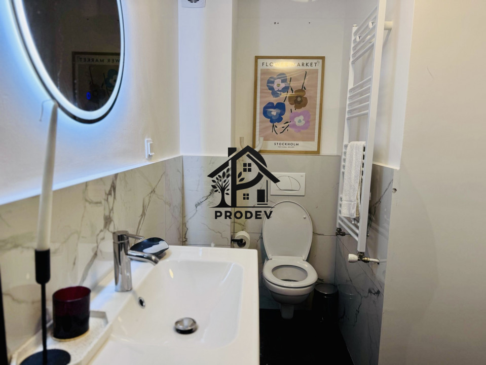 Apartament ultramodern, 2 camere, terasa 23mp, panorama, Floresti!
