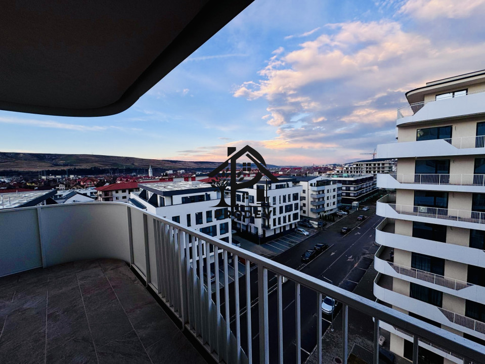 Apartament ultramodern, 2 camere, terasa 23mp, panorama, Floresti!