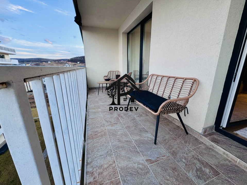 Apartament ultramodern, 2 camere, terasa 23mp, panorama, Floresti!