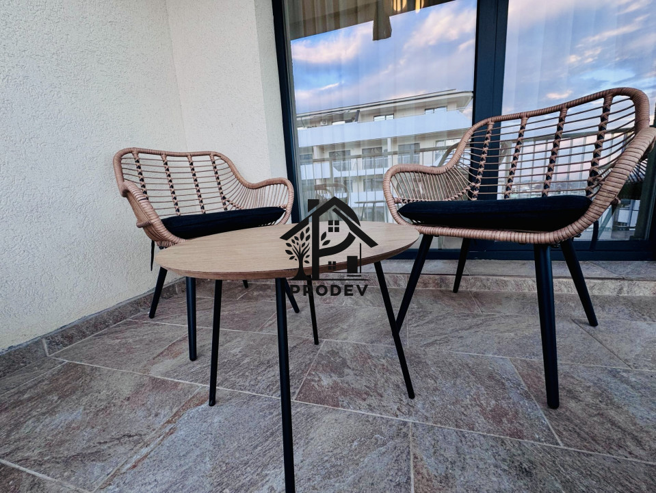 Apartament ultramodern, 2 camere, terasa 23mp, panorama, Floresti!