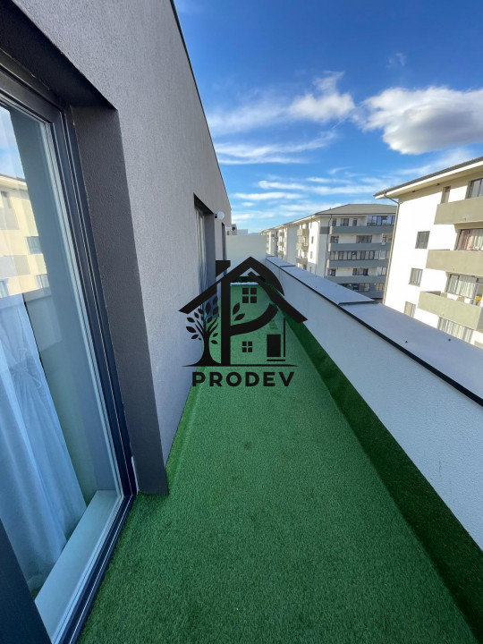 Apartament 2 camere decomandat 53mp cu terasa 20 mp zona Terra